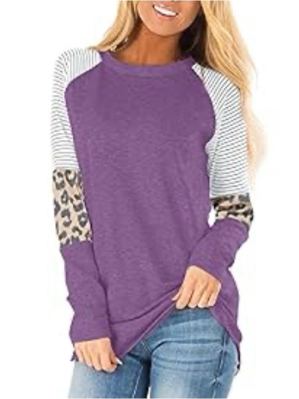 Ayifu long sleeve tunic top
